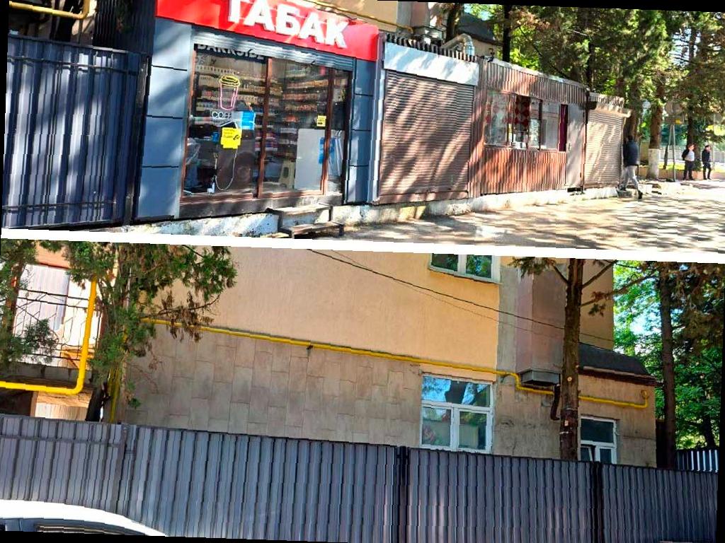 В Адлере ликвидировали незаконные торговые точки