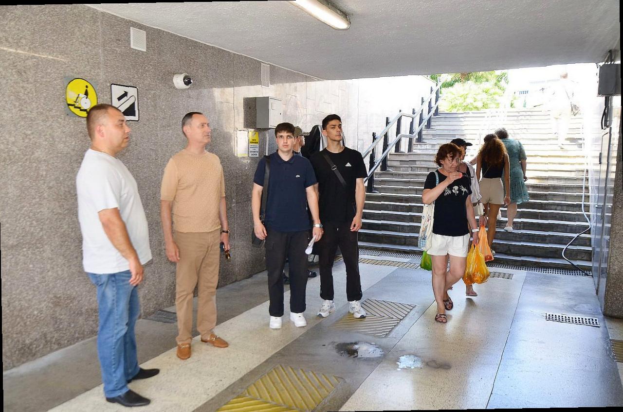 «Виктор Тепляков осмотрел подземные переходы в центре Сочи»