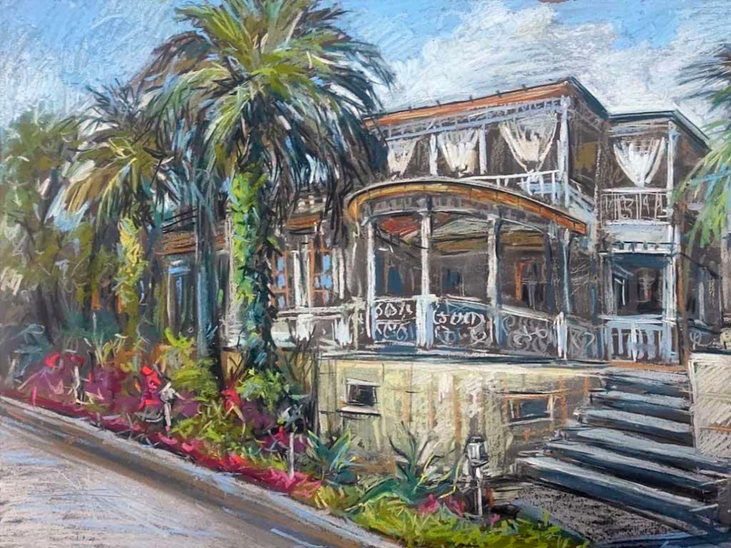 Открылась выставка картин с историческими домами Сочи