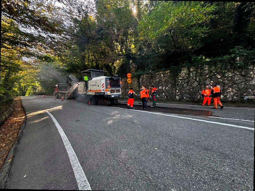 Ремонт Новороссийского шоссе начался в Сочи