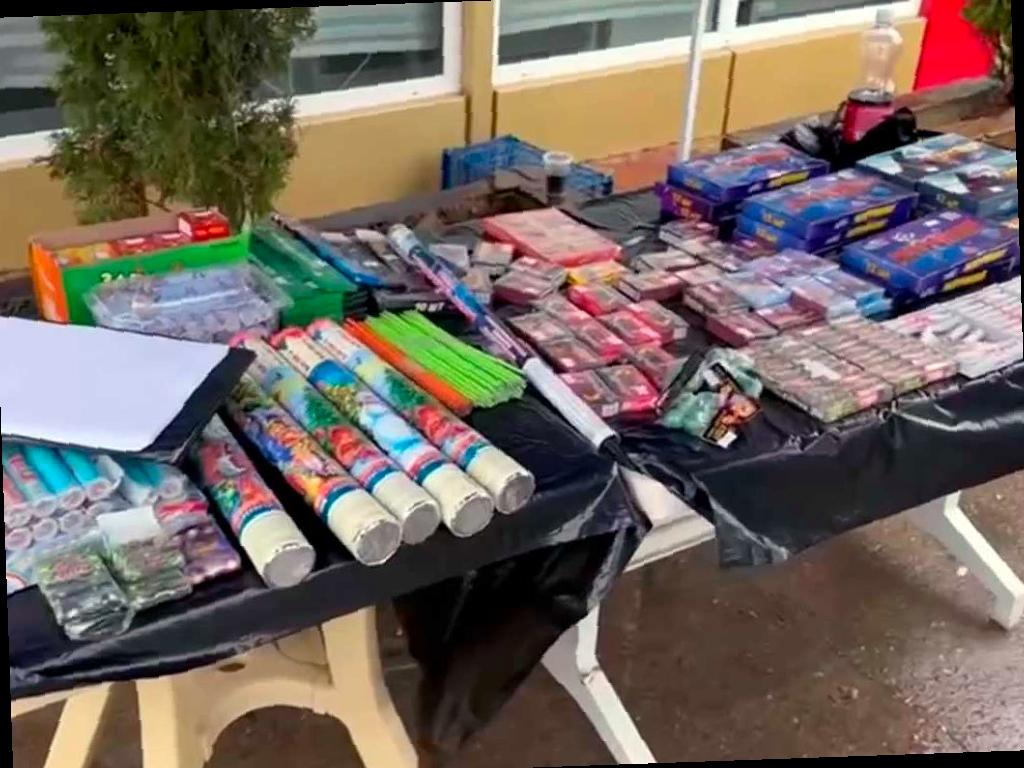 В Адлере закрыли нелегальную точку с пиротехникой