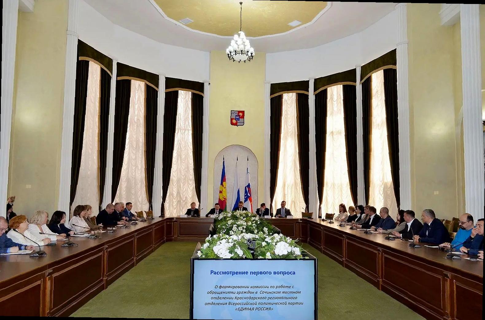 «Виктор Тепляков принял участие в совещании политсовета партии «Единая Россия» в Сочи»